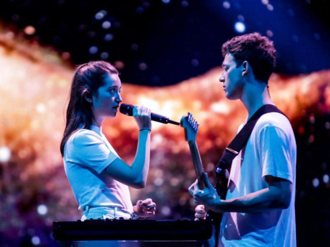 Zala in Gašper v finalu Pesmi Evrovizije