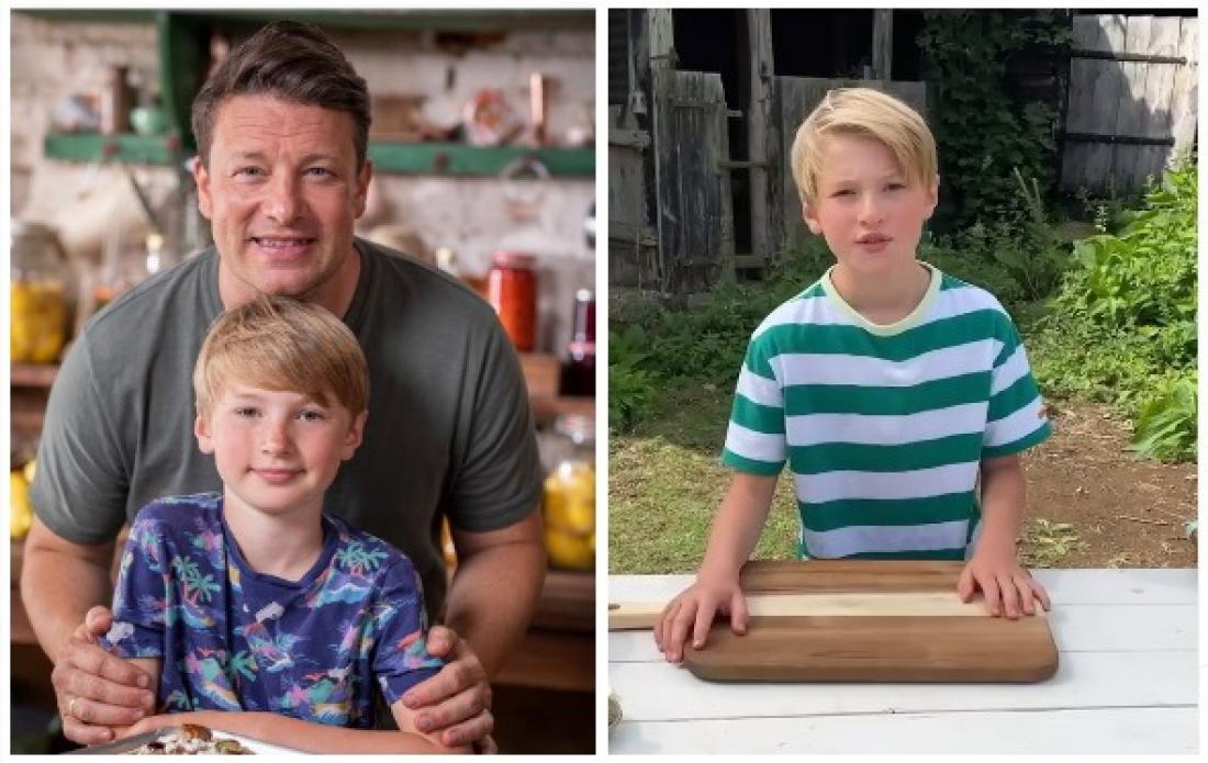 Sin Jamieja Oliverja že pri 9 letih z videom postal kuharska zvezda