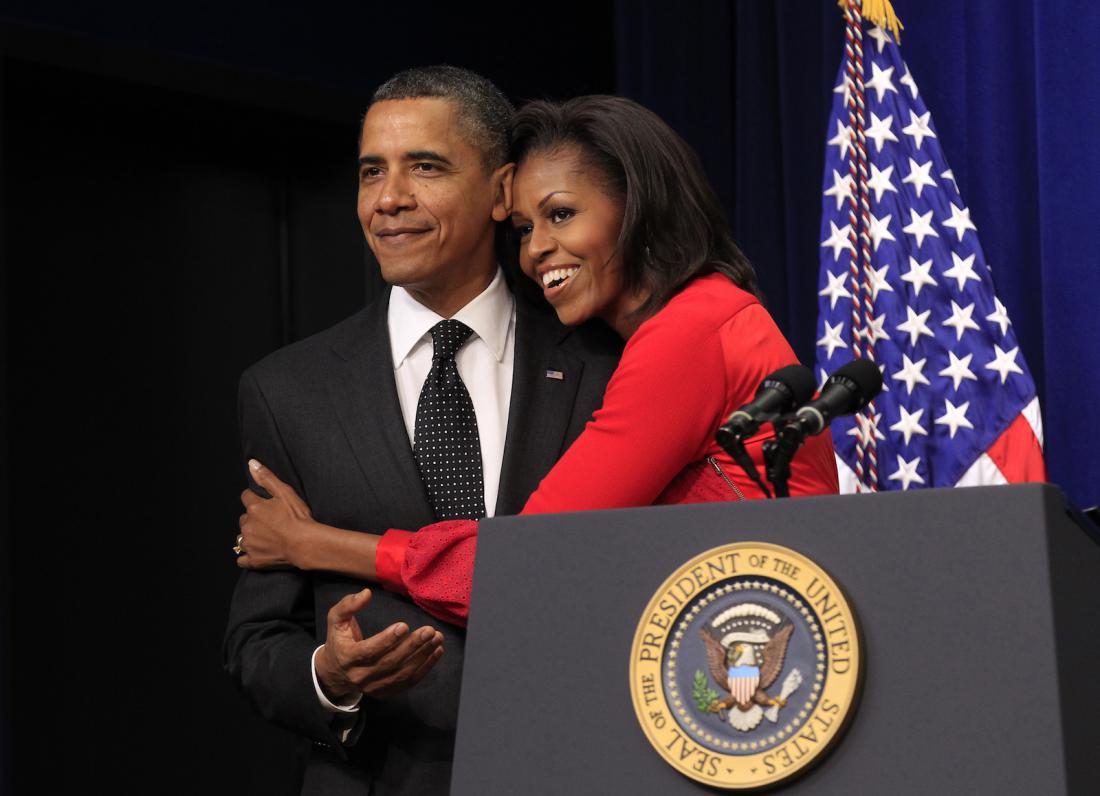Michelle Obama: Baracka sem hotela poriniti skozi okno